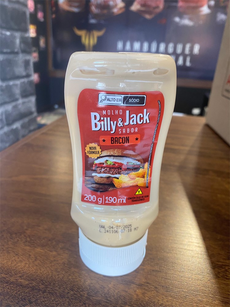 MOLHO BACON BILLY JACK 200GR C/01