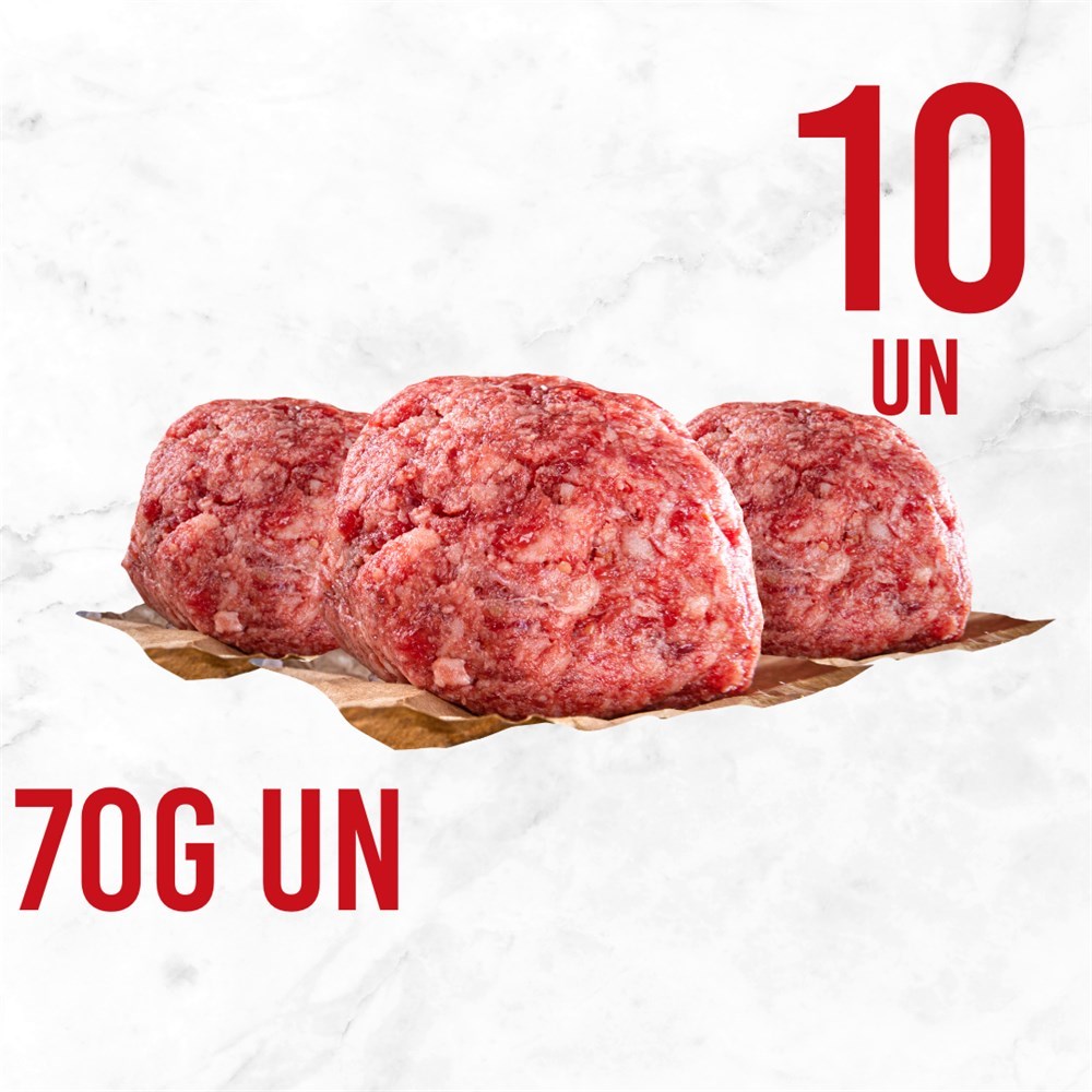 Smash Fraldinha 70g – Bandeja com 10 Unidades